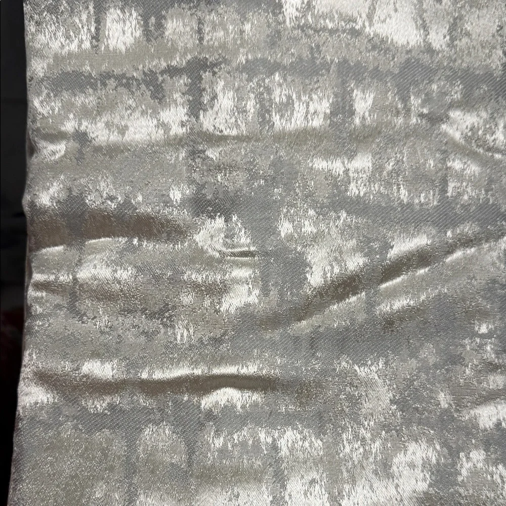 Hudson Jeans Metallic Gray Duvet Cover